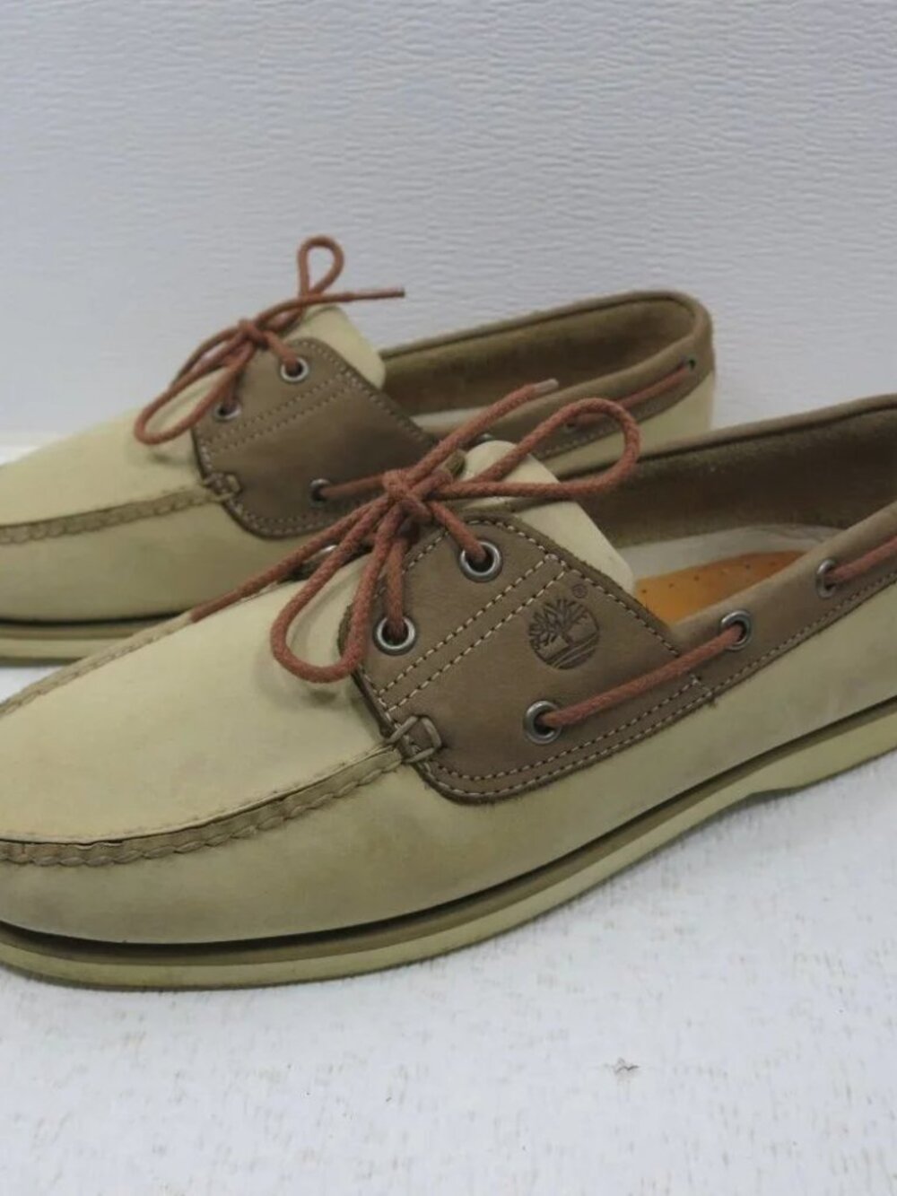 Timberland Two Tone Nubuck Casual Deck Boat Shoes Men's Footwear Shoes Sz 11.5
